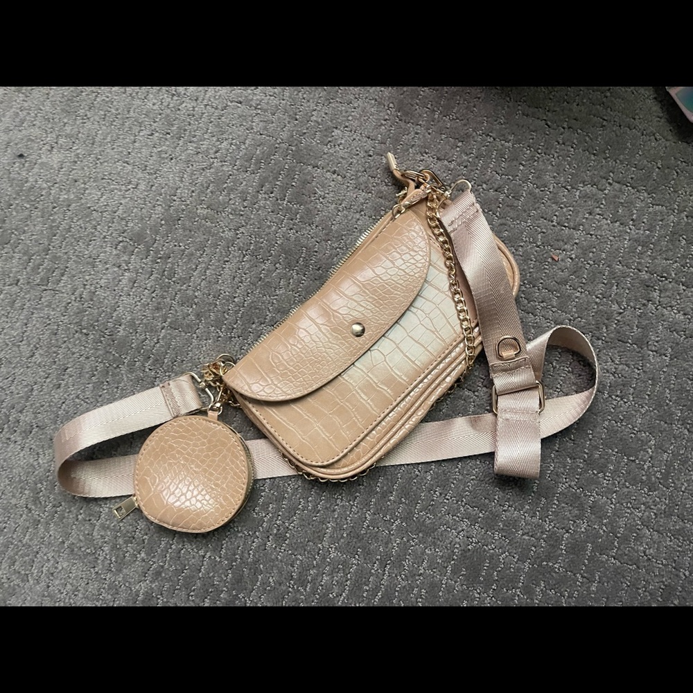 Tan crossbody from shein. Never used